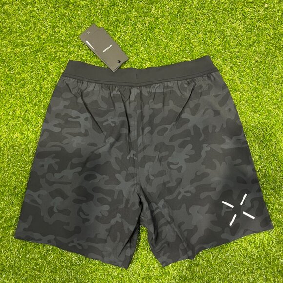 NEW Men’s Ten Thousand Athletic Interval Black 7 Inch Unlined Shorts Size XXL - Picture 2 of 6